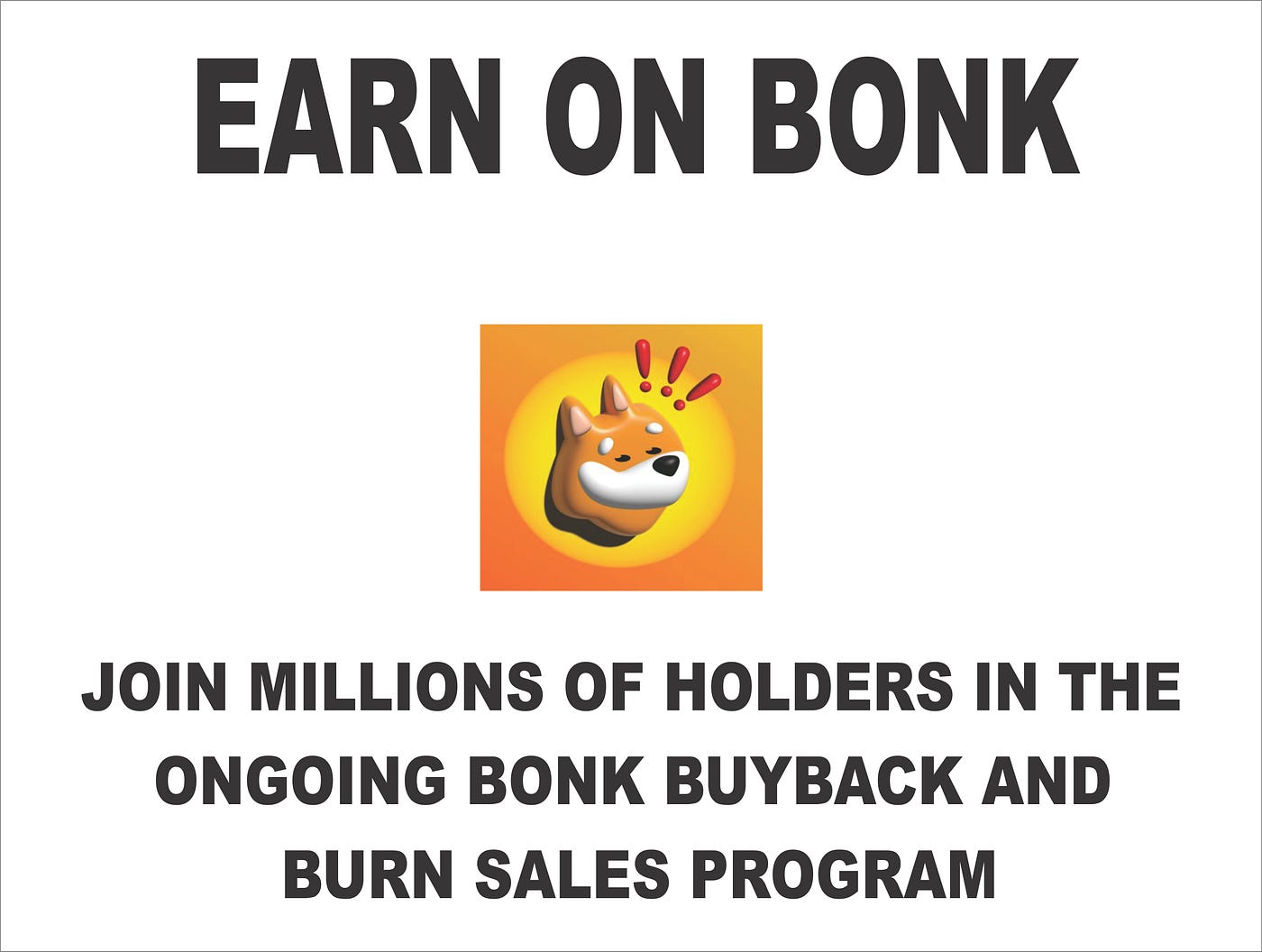 BONK BUYBACK AND BURN SALES PROGRAM | by BONK | Medium