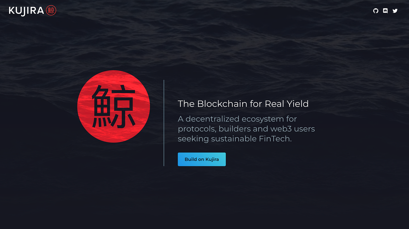 What is $KUJI? Kujira — the Blockchain for Real Yield | by Cryptowrit3r.x |  Coinmonks | Medium