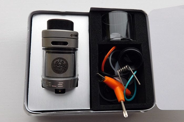 elfbar nachfüll pod läuft aus Zeus Dual RTA