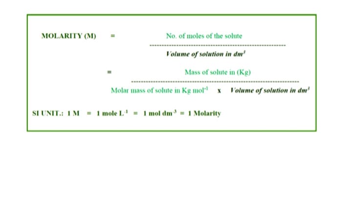 er mere end Ministerium Ødelægge Molarity, Molality, Normality, Part per million (ppm) and other basic terms  of Concentration solution with definition & formula |Chemistry Basic|02 |  by Amrita Shetty | Medium