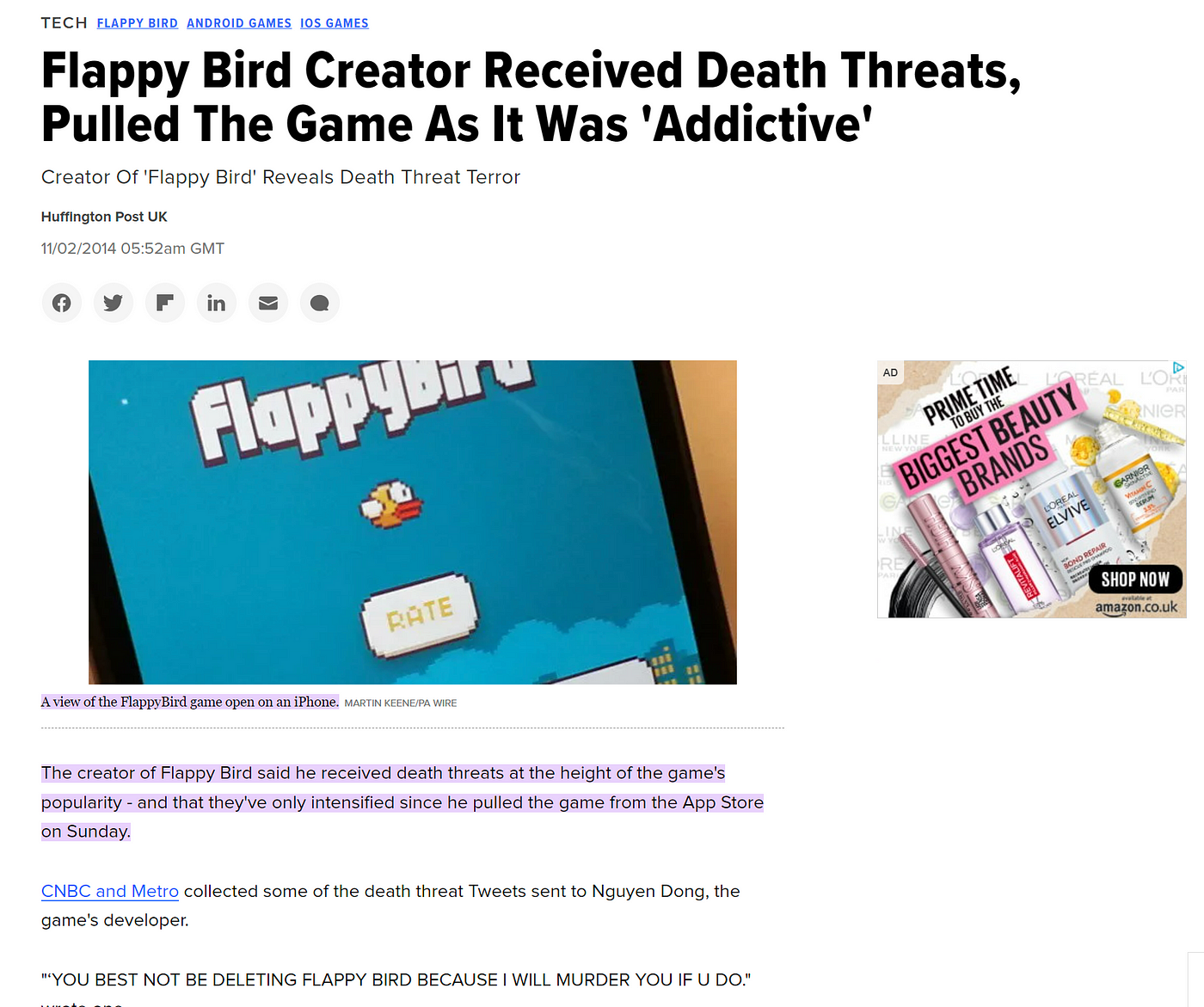 The Real Reason We Couldn't Stop Playing Flappy Bird (And Why Its Sequel Is  Just As Addictive)