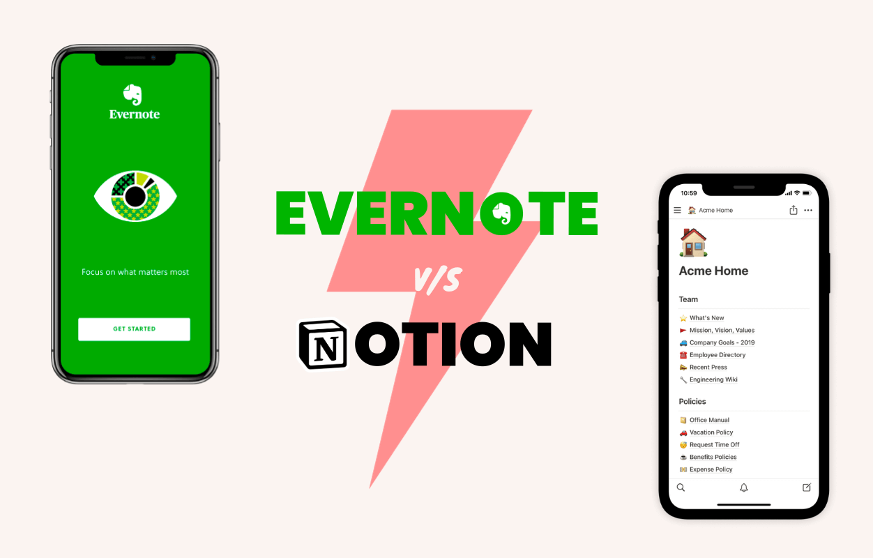 Notion vs Evernote l Full 2024 Comparison | Medium