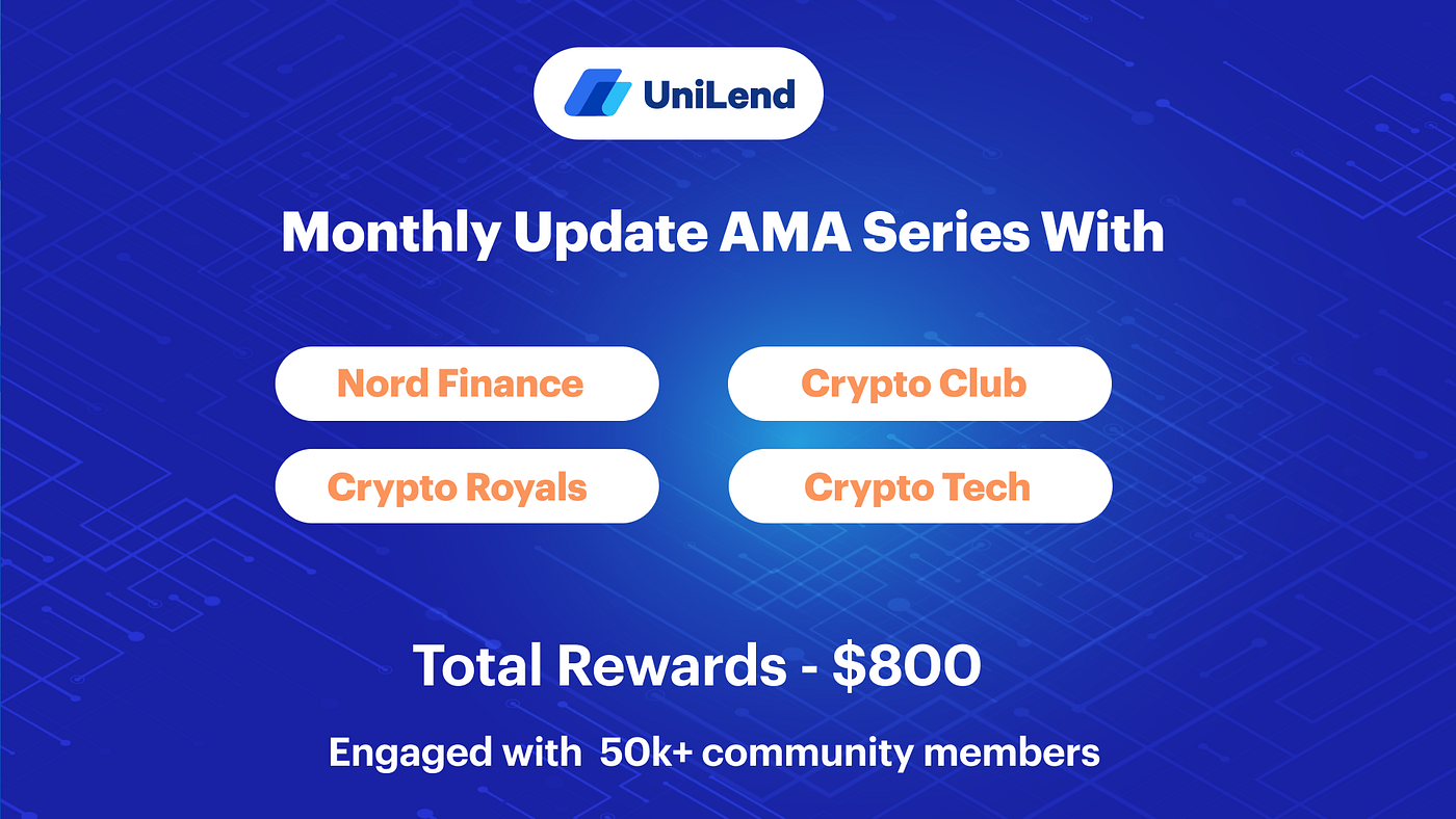 UniLend Project Updates #5 — February 2021 | by UniLend Finance | Medium