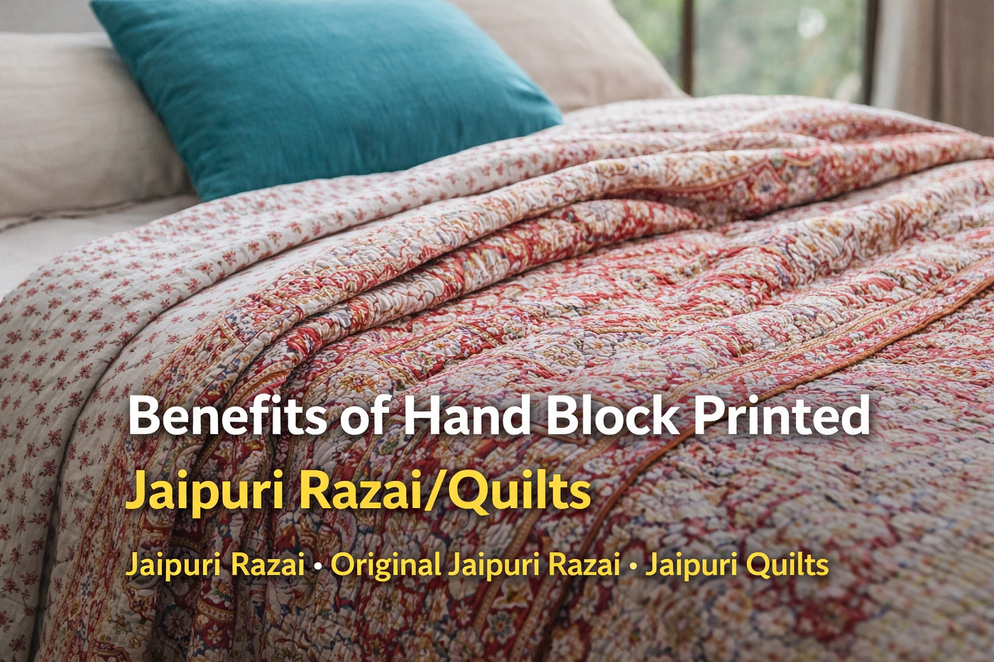 Benefits of Hand Block Printed Jaipuri Razai/Quilts