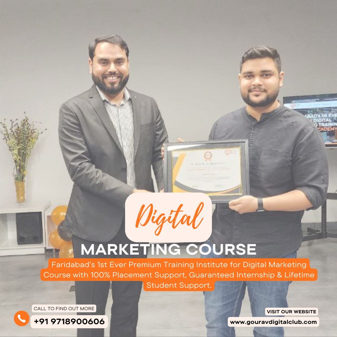 Digital Marketing Course in Faridabad- How to Start a Career or Grow a Business 2 digital marketing courses in Faridabad