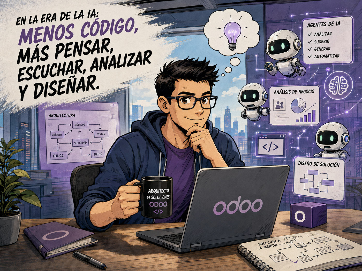 La nueva forma de programar módulos de Odoo en la era de la IA