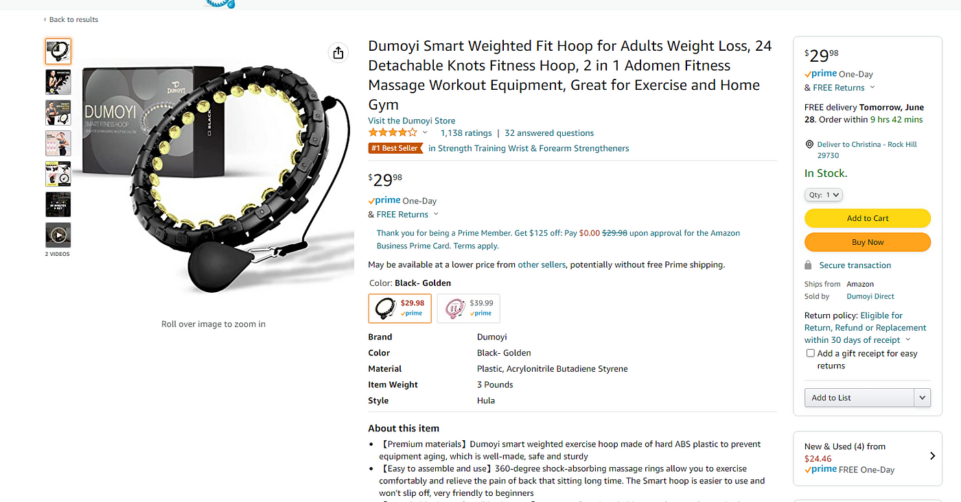 5 Best Weighted Hula Hoops of 2024 - Reviewed