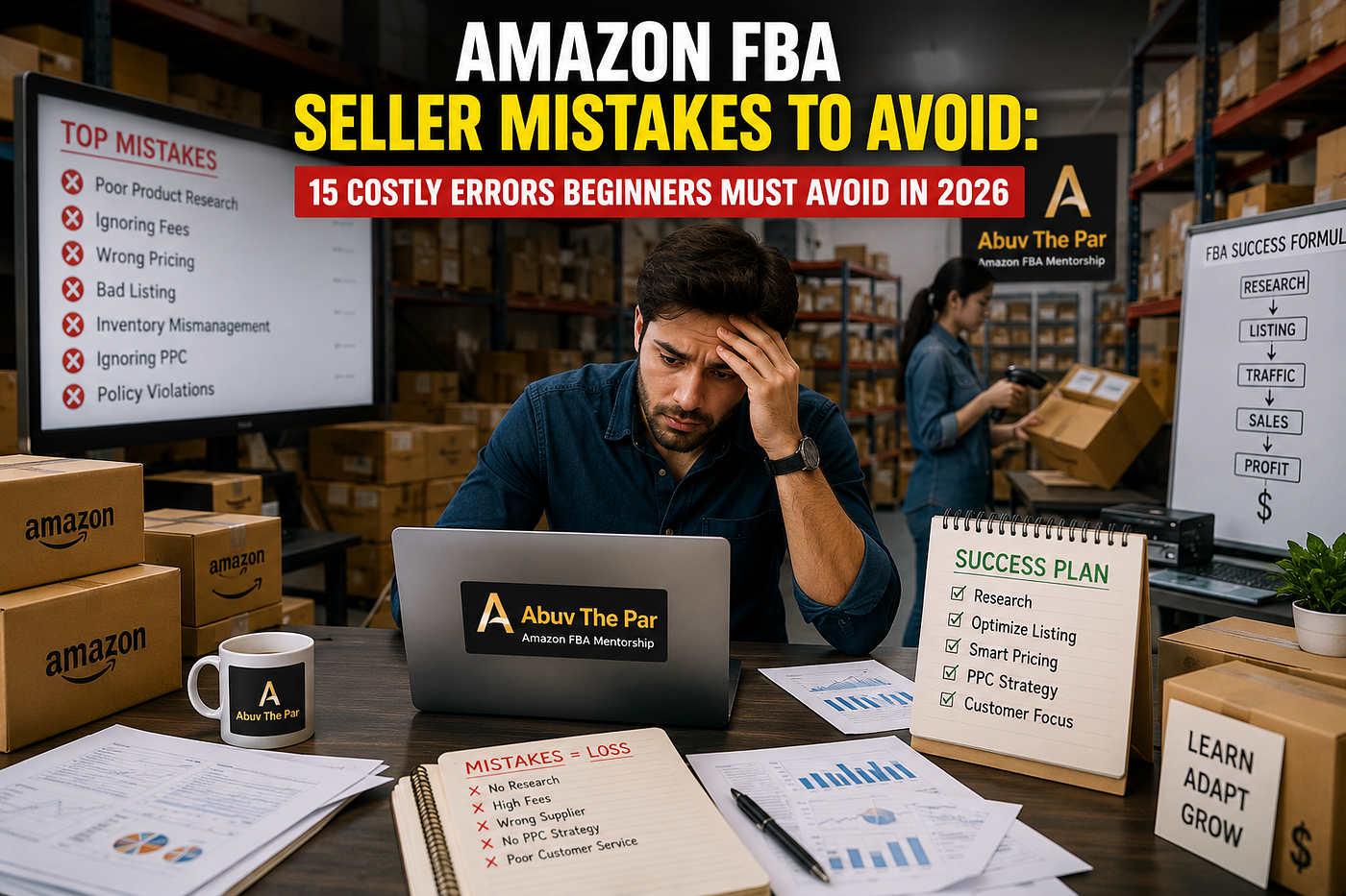 Amazon FBA Seller Mistakes to Avoid: 15 Costly Errors Beginners Make