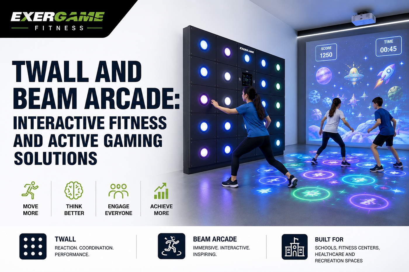 The Benefits of TWall and Beam Arcade Interactive Fitness Systems