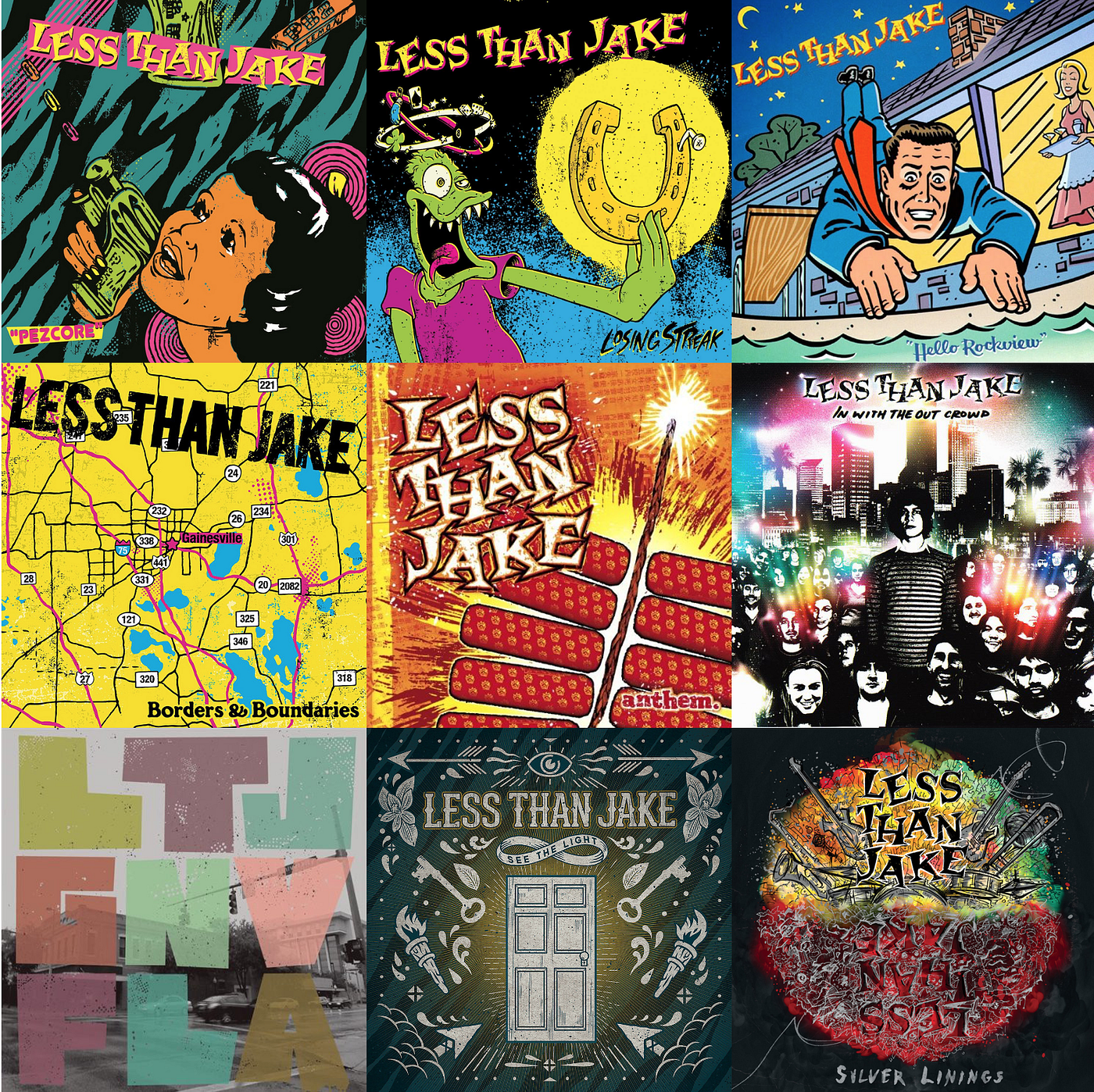 Ranking Less Than Jake's 9 Albums | by Nobody Asked My Opinion