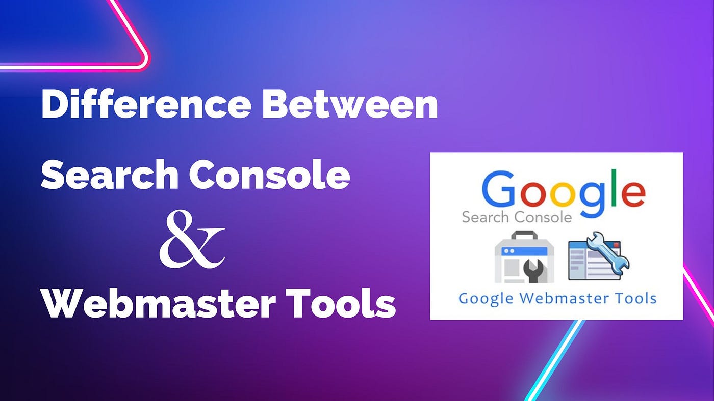 Difference Between Search Console & Webmaster Tools | by Talha Bhatti |  Medium