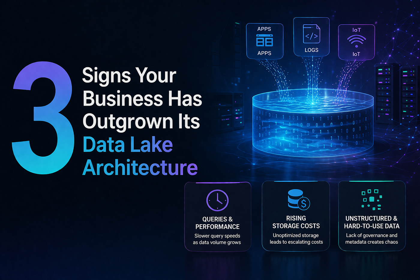 3 Signs Your Business Has Outgrown Its Data Lake Architecture