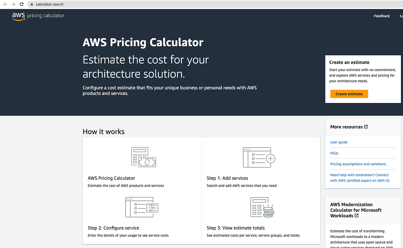 AWS Trusted Advisor and AWS Pricing Calculator | by Ranjini Ganeshan |  Medium