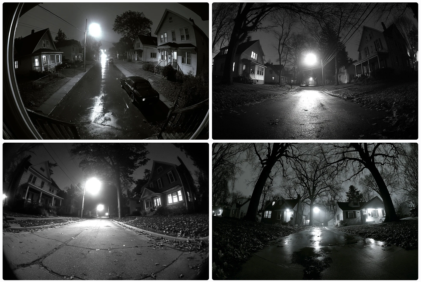 a paranormal image grid made with SREF ID: 75314569 — created by the author in the Midjourney v8.2 preview