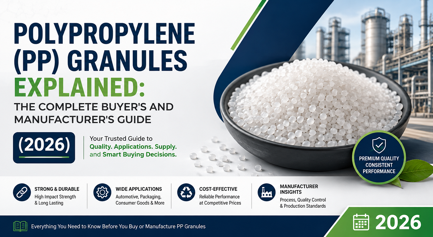 Polypropylene (PP) Granules Explained: The Complete Buyer’s and Manufacturer’s Guide (2026)