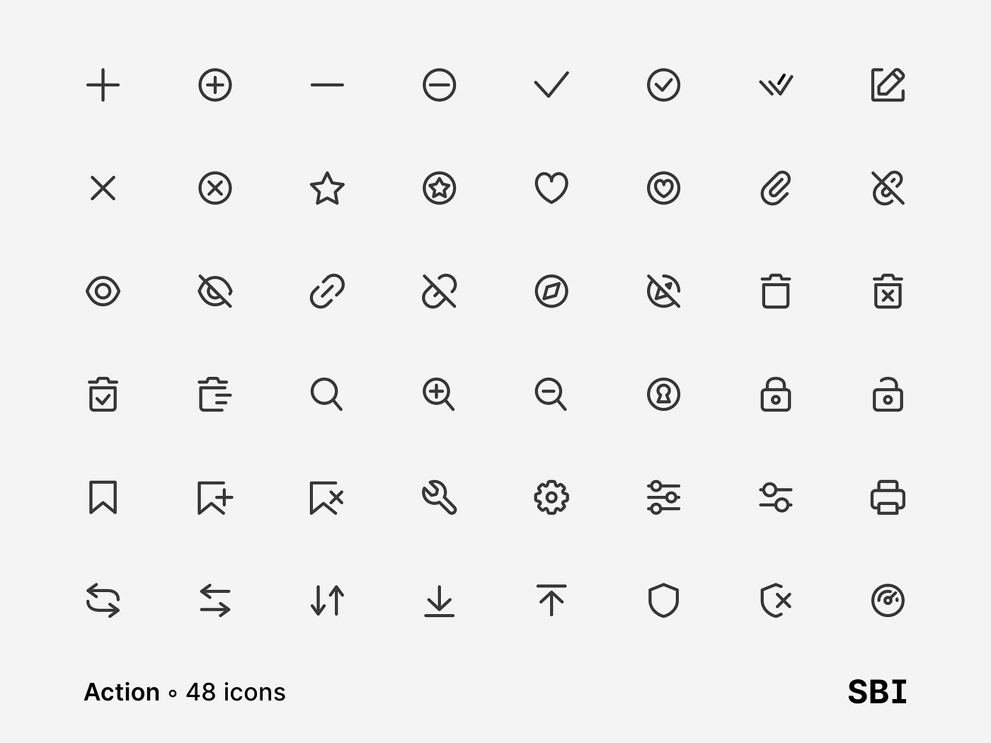 Sigma - Free interface icons