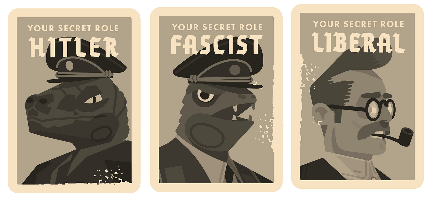 Secret Hitler Illustration & Graphic Design, by Mackenzie Schubert