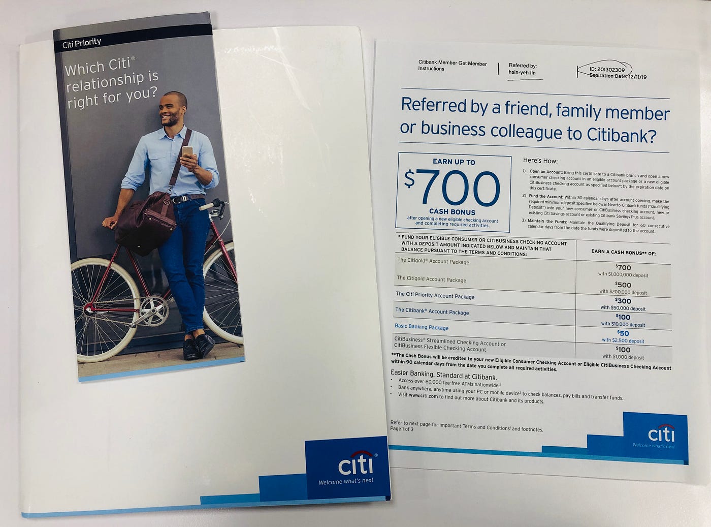 Life] 美國花旗開戶- 2019@LA. 沒有其他國籍身份或永久居留權的台灣人持ESTA 在美國花旗的開戶經驗| by Hsin-Yeh Lin  | Medium