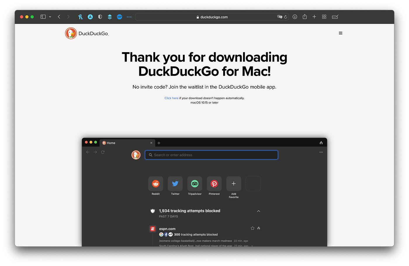 The DuckDuckGo Browser — Invite only Beta Review | by Mike Stevenson, MBA |  Medium