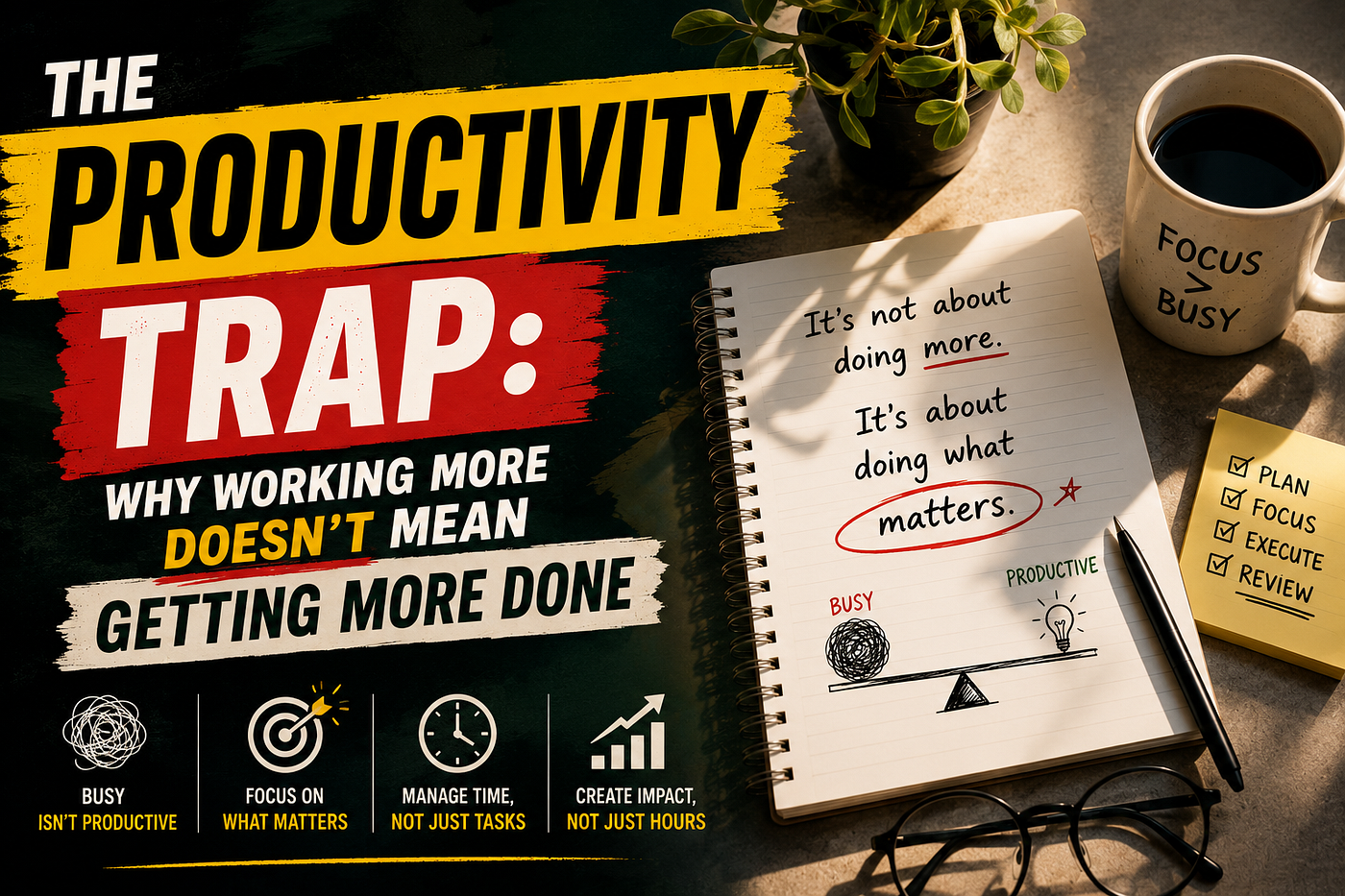Why Working More Doesn't Mean Getting More Done