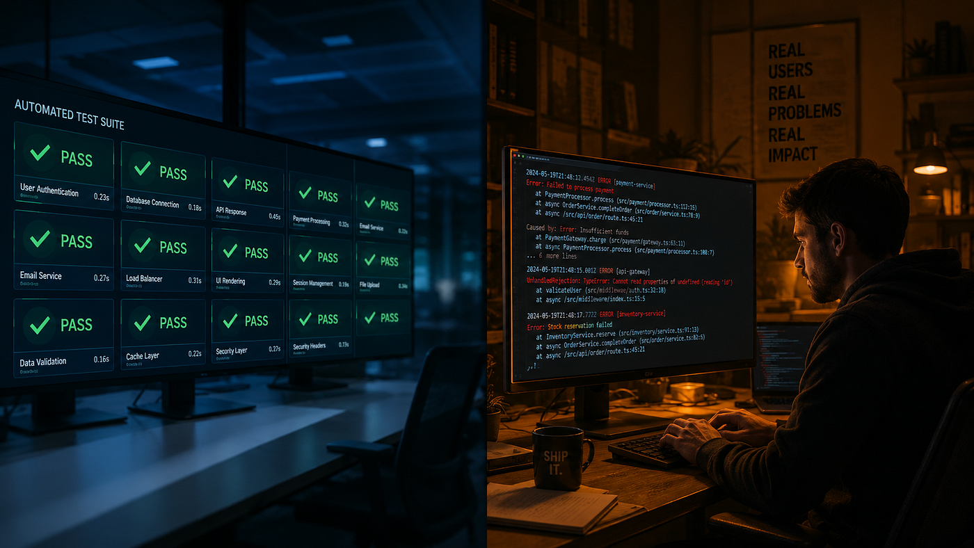 I Spent Months Building Tests For My AI Agent. The Bug Was In The First Hour Of Actually Using It.