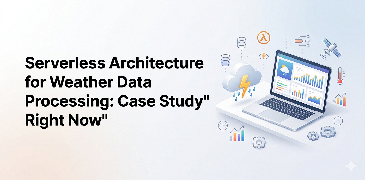 Serverless Architecture for Weather Data Processing: Case Study
