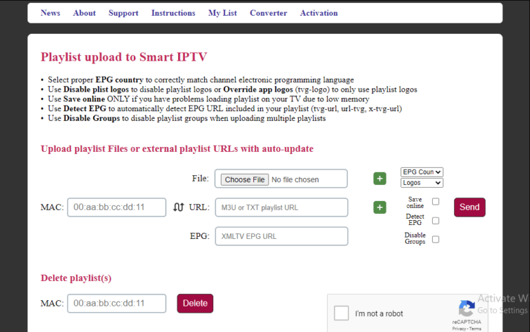 Perfect Player IPTV - Smart IPTV Europe