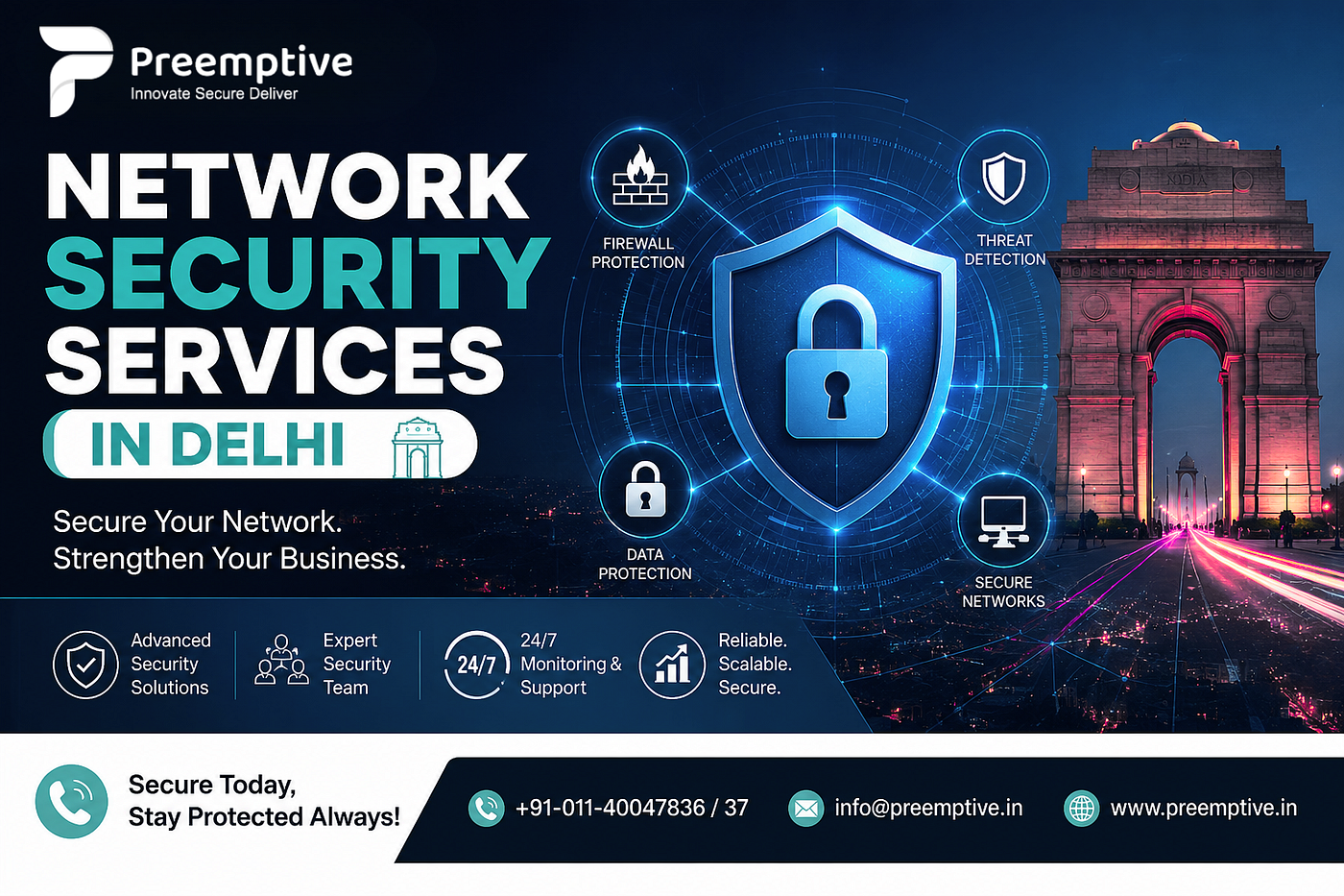 Network Security Services in Delhi: Protecting Your Business from Modern Cyber Threats
