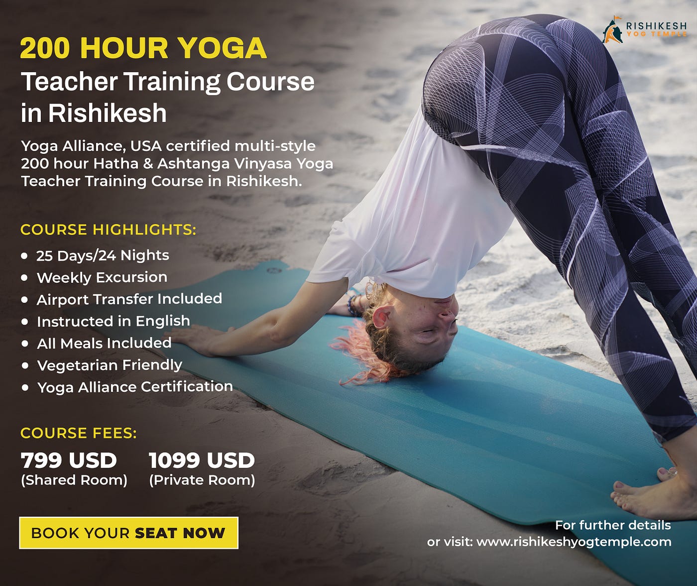 Affordable Yoga Teacher Training Course in Rishikesh
