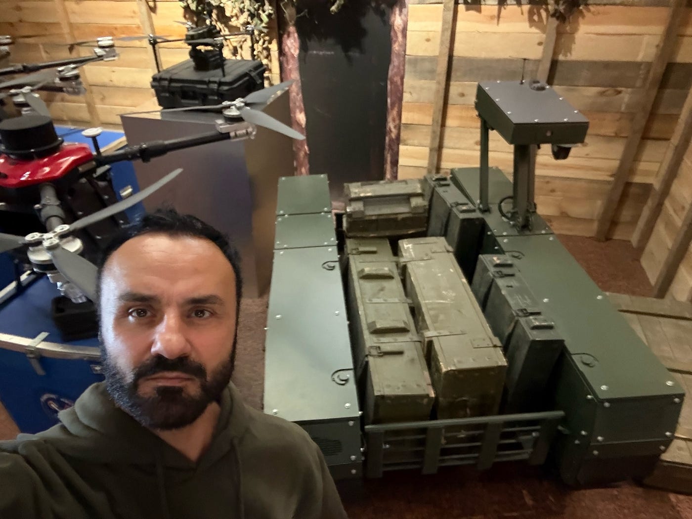 A Ukrainian UGV – copyrighted photo Giorgio Provinciali