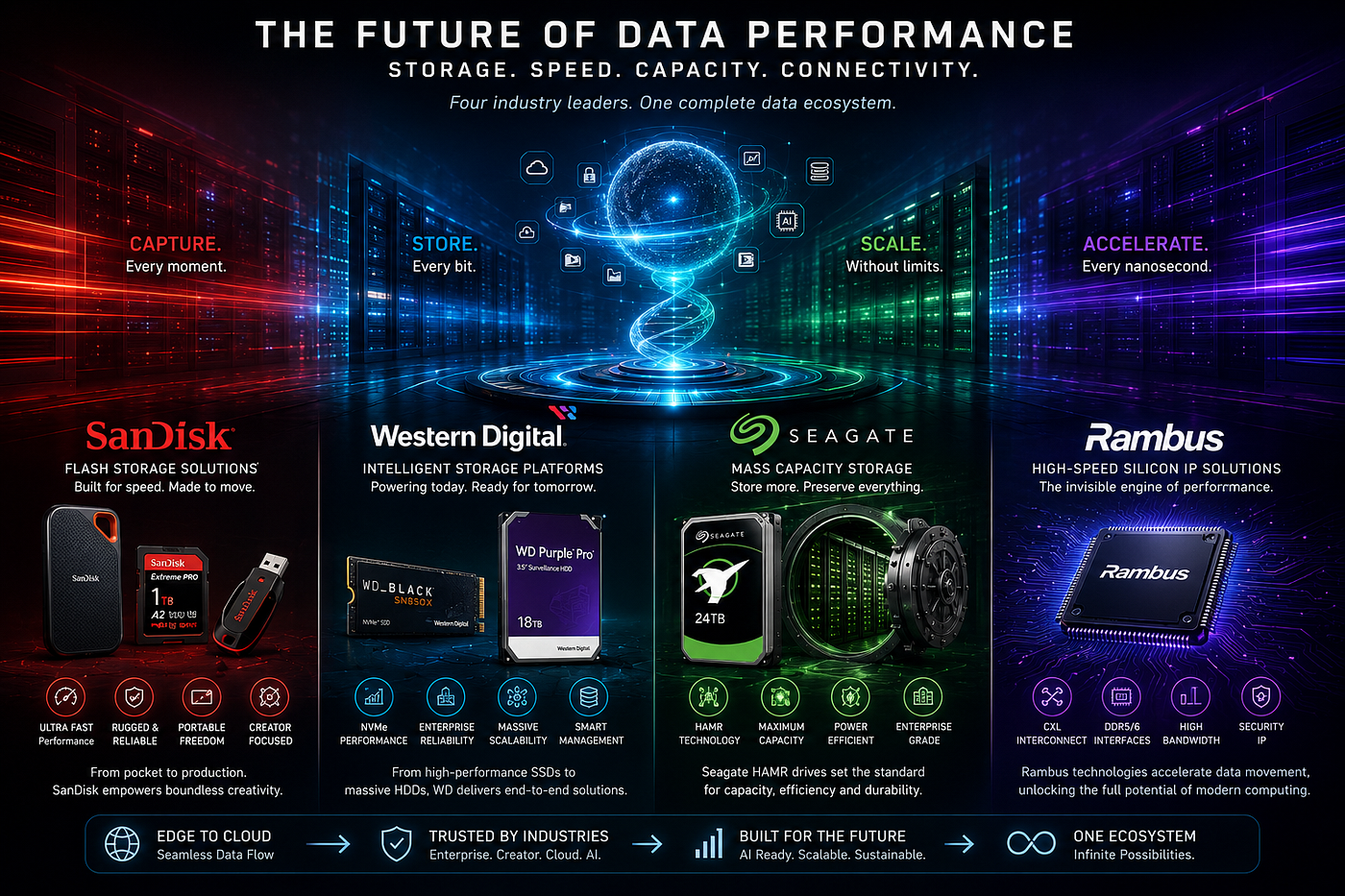 The Data Engines of the Digital Civilization: A Comprehensive Exploration of SanDisk, Western…