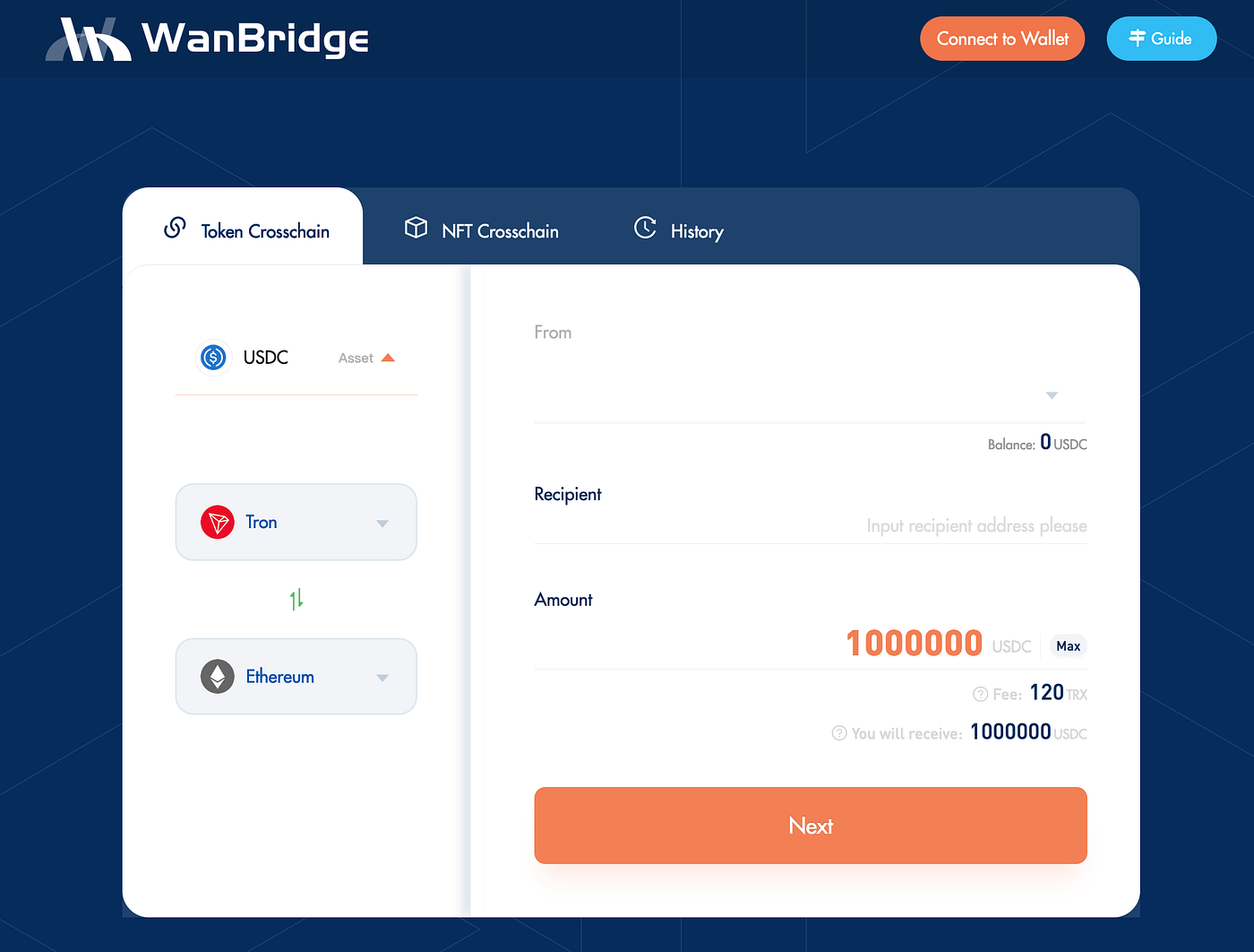 Wanchain launches USDC XFlows on the Tron Network | Wanchain