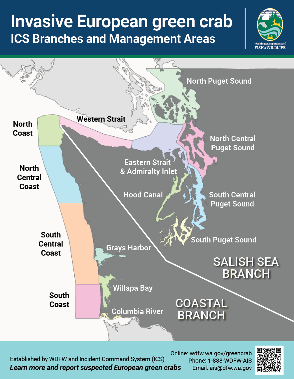 Fish N Map Co. Neah Bay Strait of Juan de Fuca - MAP-7