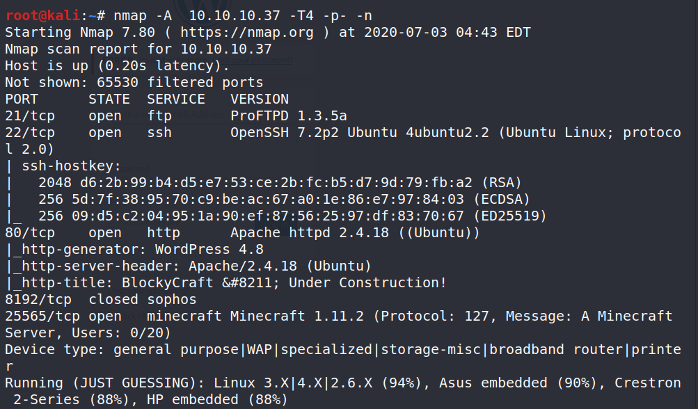 Writeup: HackTheBox Blocky - Without Metasploit (OSCP Prep) - DEV