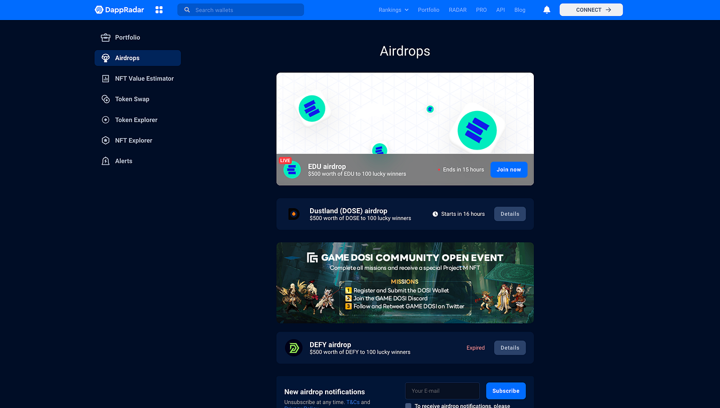 What is $RADAR? DApp Radar — The leading dApp store | by Cryptowrit3r.x |  Coinmonks | Medium