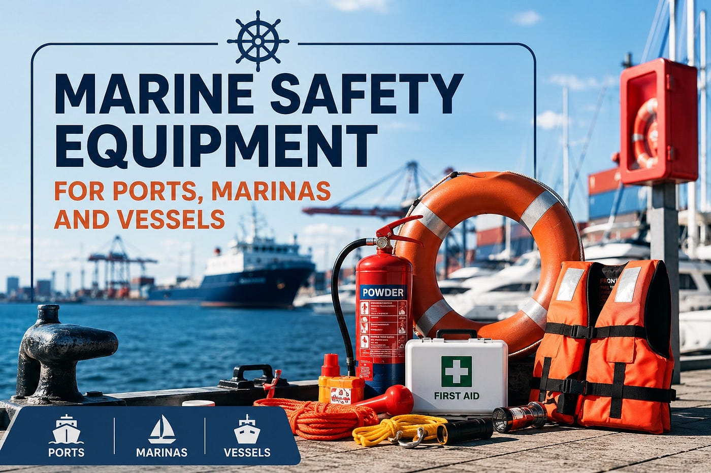 Marine Safety Equipment for Ports, Marinas and Vessels