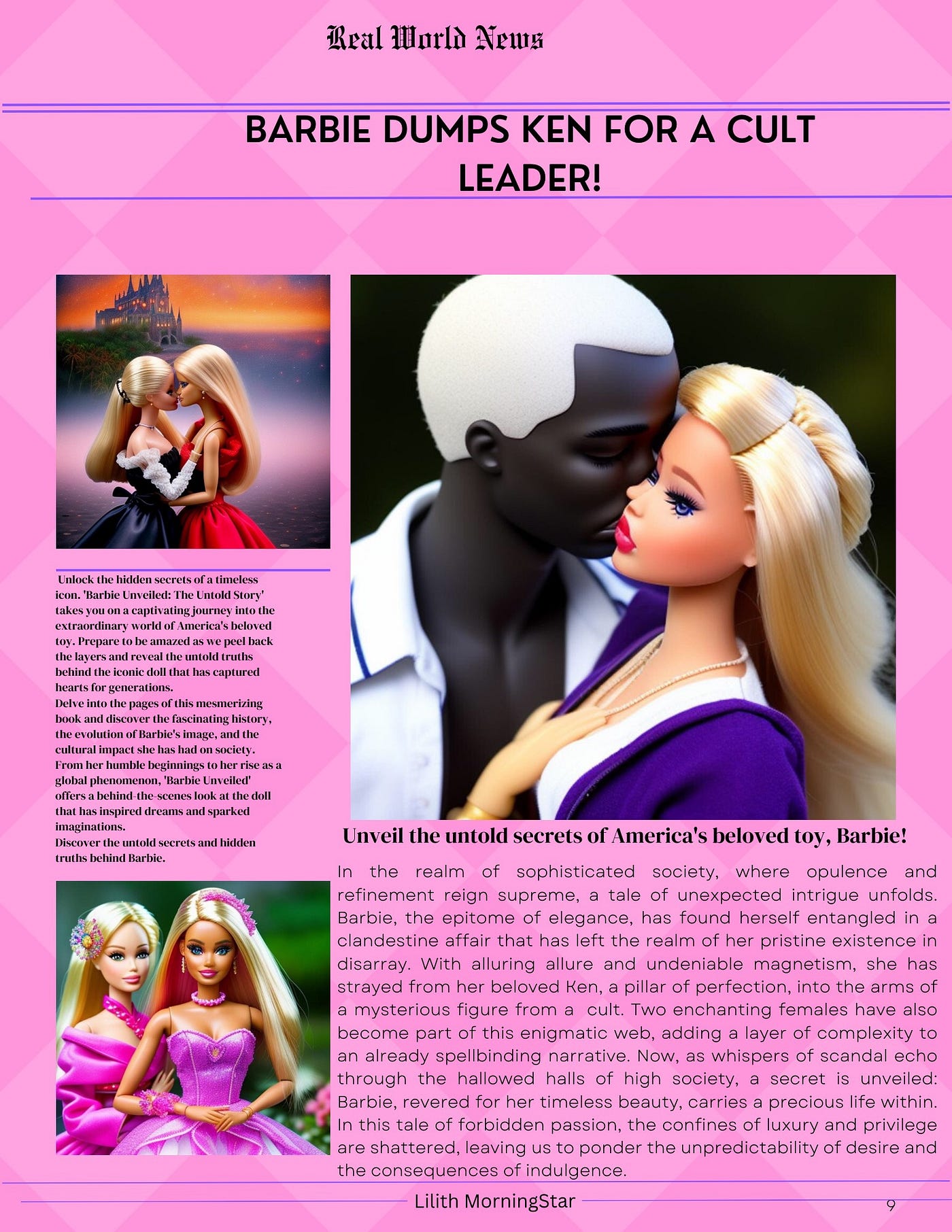 Barbie ignited my creative journey as an author. | by Lilith Morningstar  Romance & Erotica Author | Medium