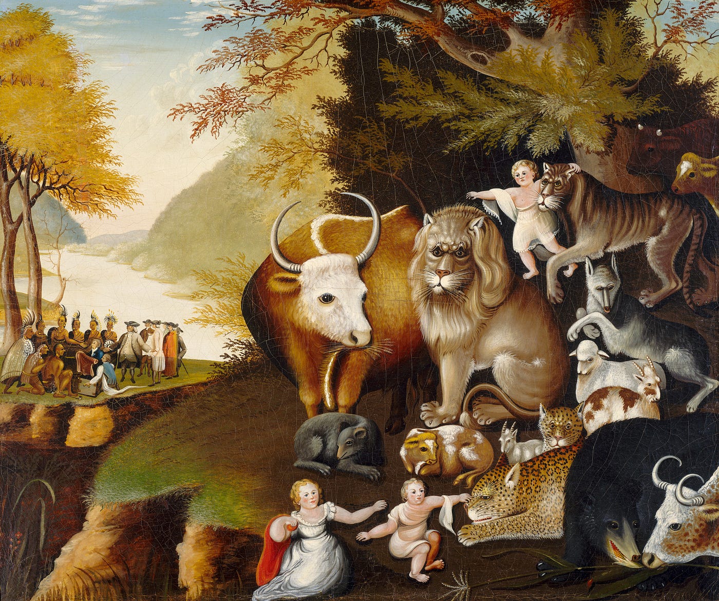 Artist Edward Hicks “Peaceable Kingdom” National Gallery of Art, Washington, DC