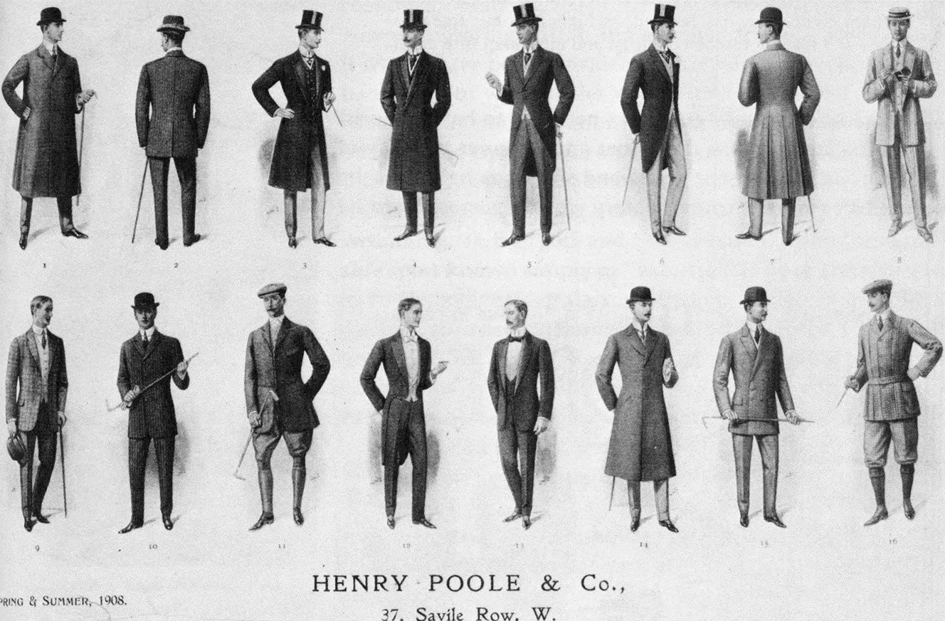 1900s mens sale fashion