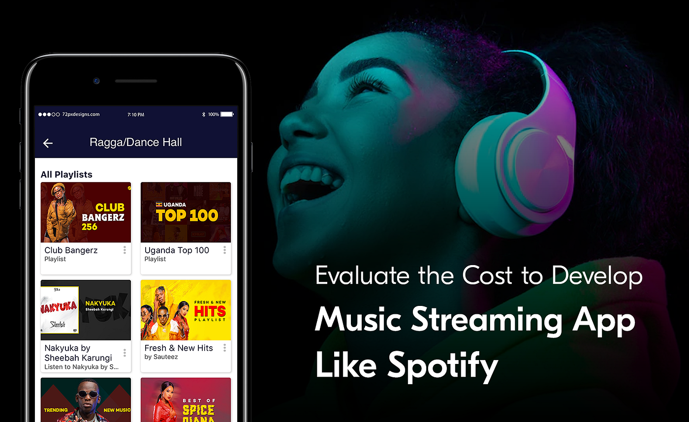 Evaluate the Cost to Develop Music Streaming App Like Spotify