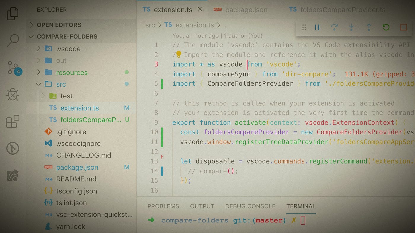 CompareFolders — a Visual Studio Code extension journey — Intro | by Mosh  Feu | Medium