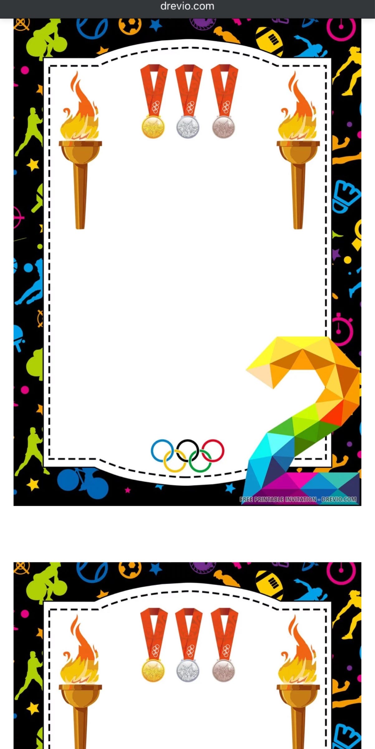 Olympics-Themed Birthday Party Ideas + Free Printable Invitations for Moms | Medium olympics-themed-birthday-party-ideas-free-printable-invitations-for-moms-medium