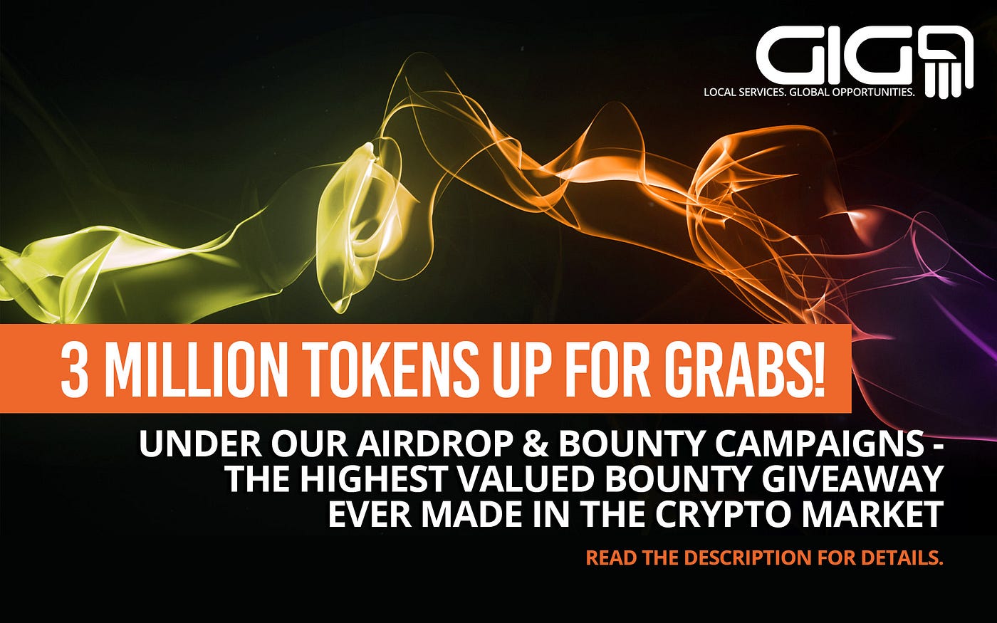 3 MILLION GIG9 TOKENS UP FOR GRABS! | by GIG9 - Local services. Global  opportunities. | Medium
