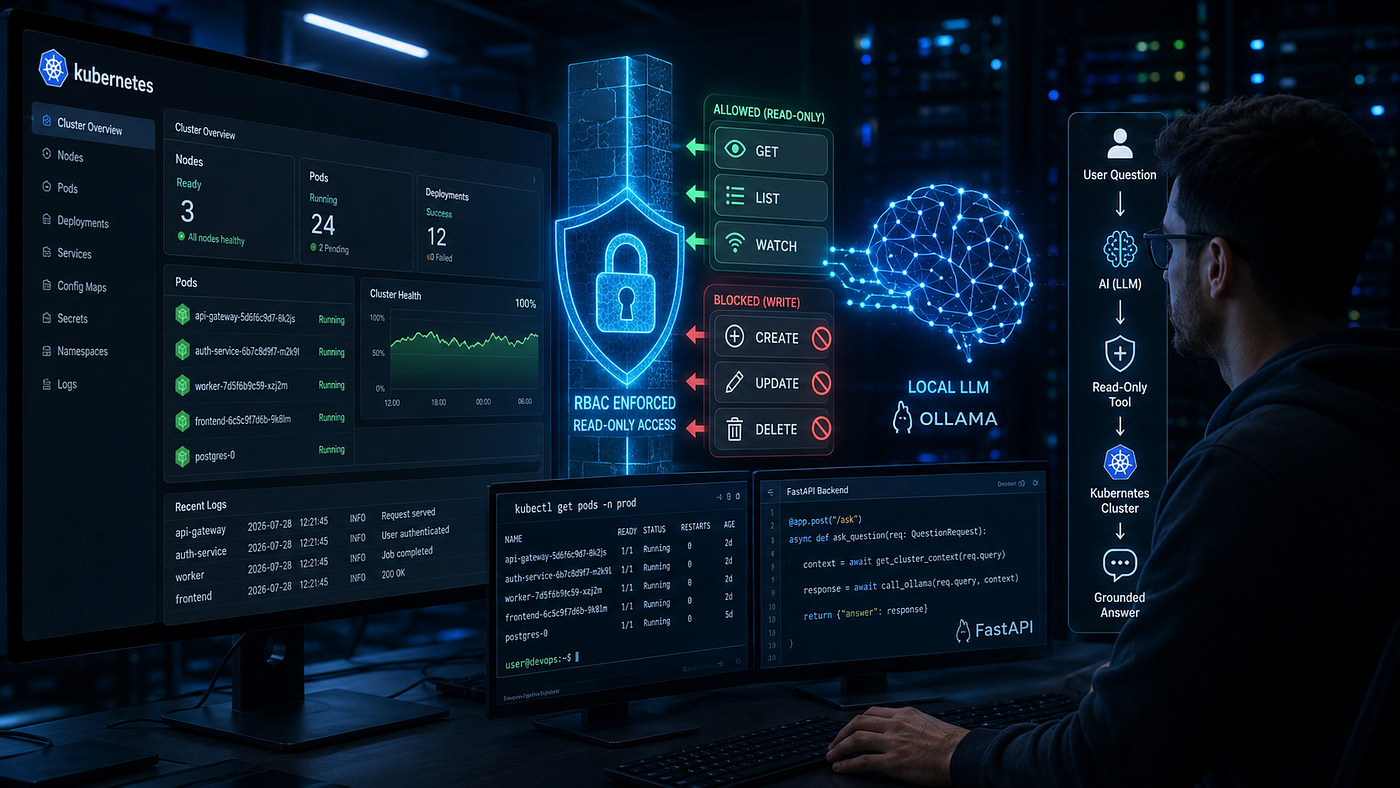 I Built an AI Agent That Can Query My Kubernetes Cluster, But Never Break It