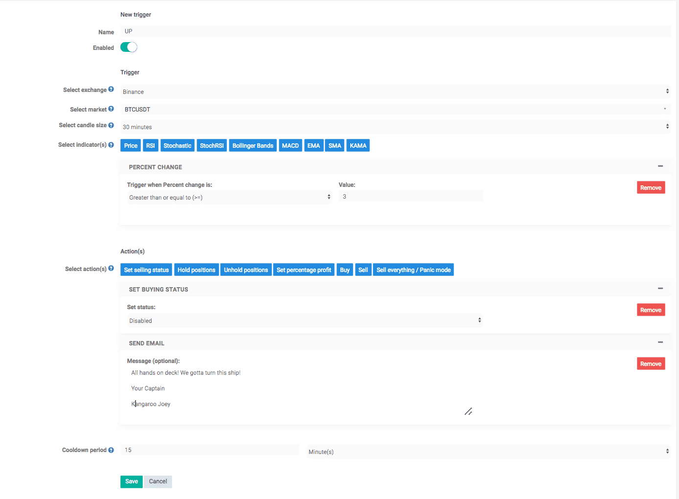 Cryptohopper configuration. A Helpful Guide to configure… | by  🅼🅰🅲🆁🅾🅿🆄🆂 | Medium