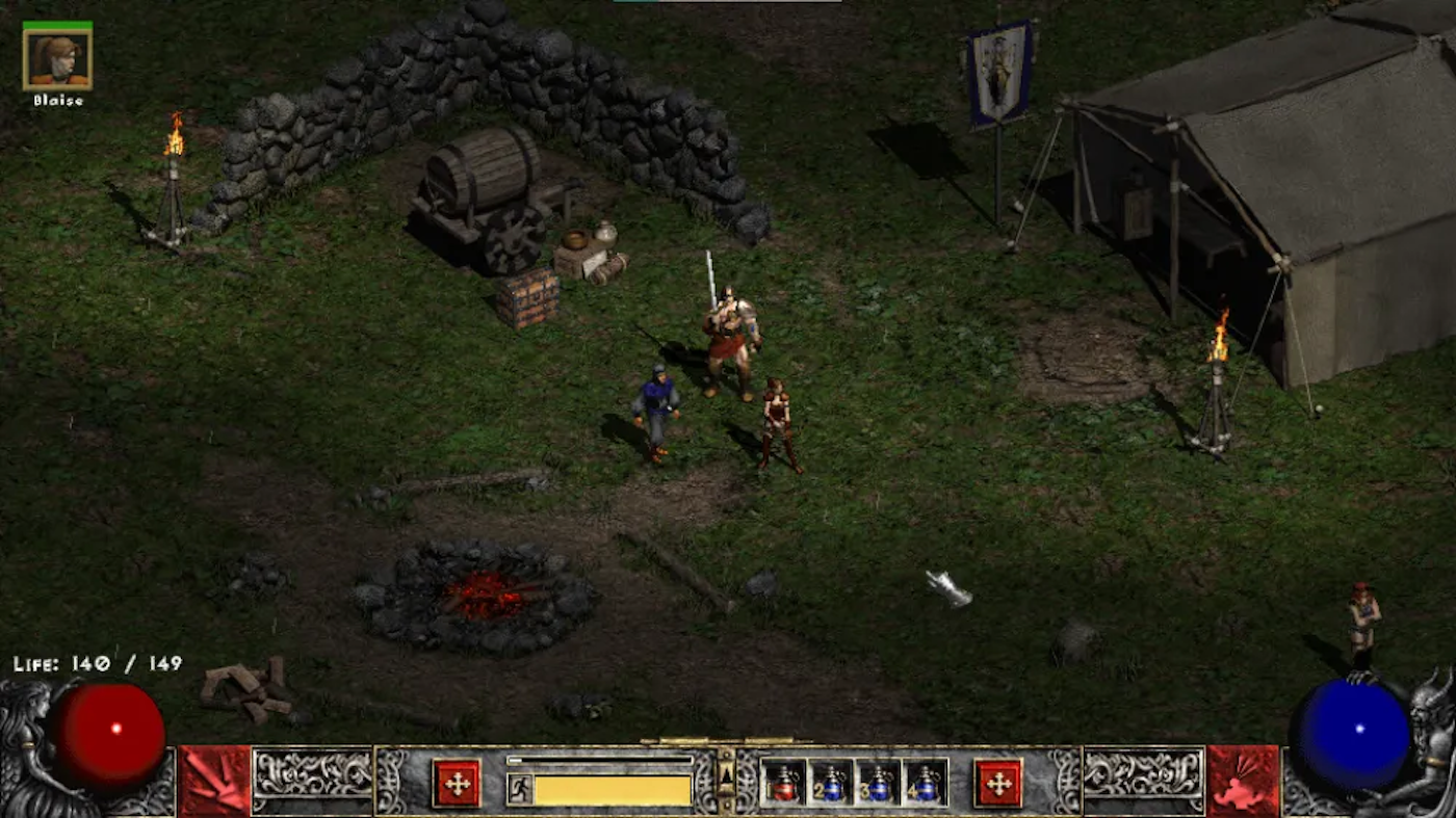 디아블로2(Diablo2) LoD 1.14d 와이드스크린(고해상도) 패치, D2DX