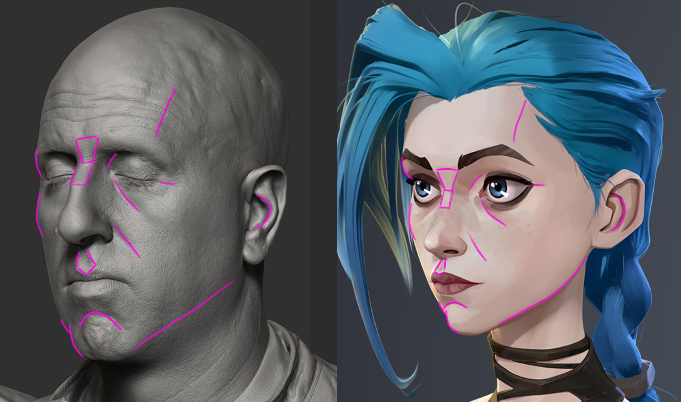 Learning to sculpt faces. Use clear references. Observe them…, by Samuli  Pahaoja