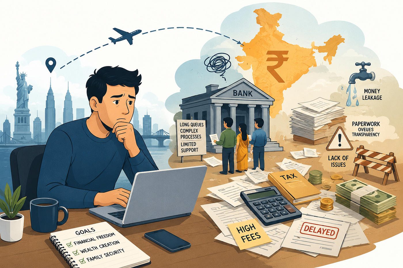 6 NRI Backburner Portfolio Mistake: Why Managing India Money From Afar Fails