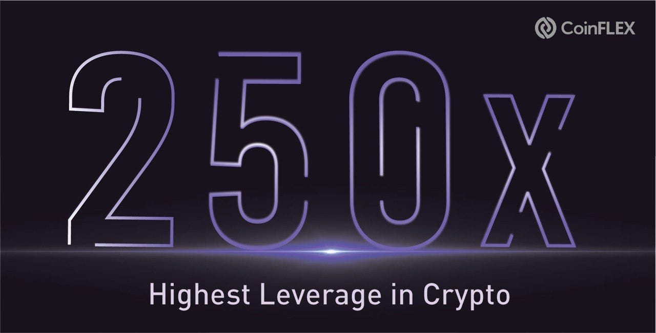 CoinFLEX 2.0: 250X Leverage, Repo, Physical Perps, Borrowing and Lending |  by CoinFLEX | CoinFLEX | Medium