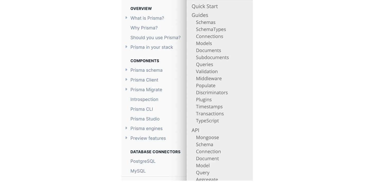 Comparing Prisma and Mongoose. I've been using mongoose with